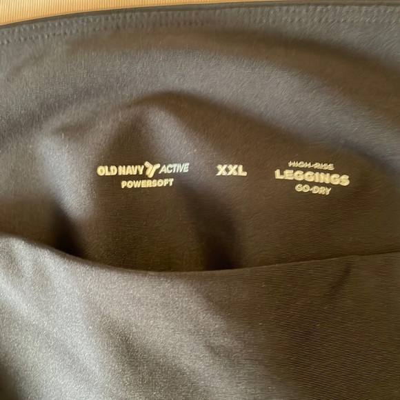 Old Navy Black Athletic Leggings - Picture 1 of 3